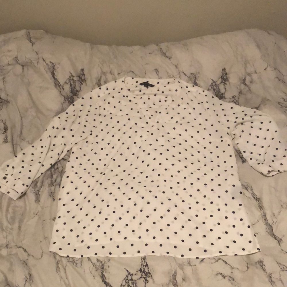 Black and White Dress Shirt